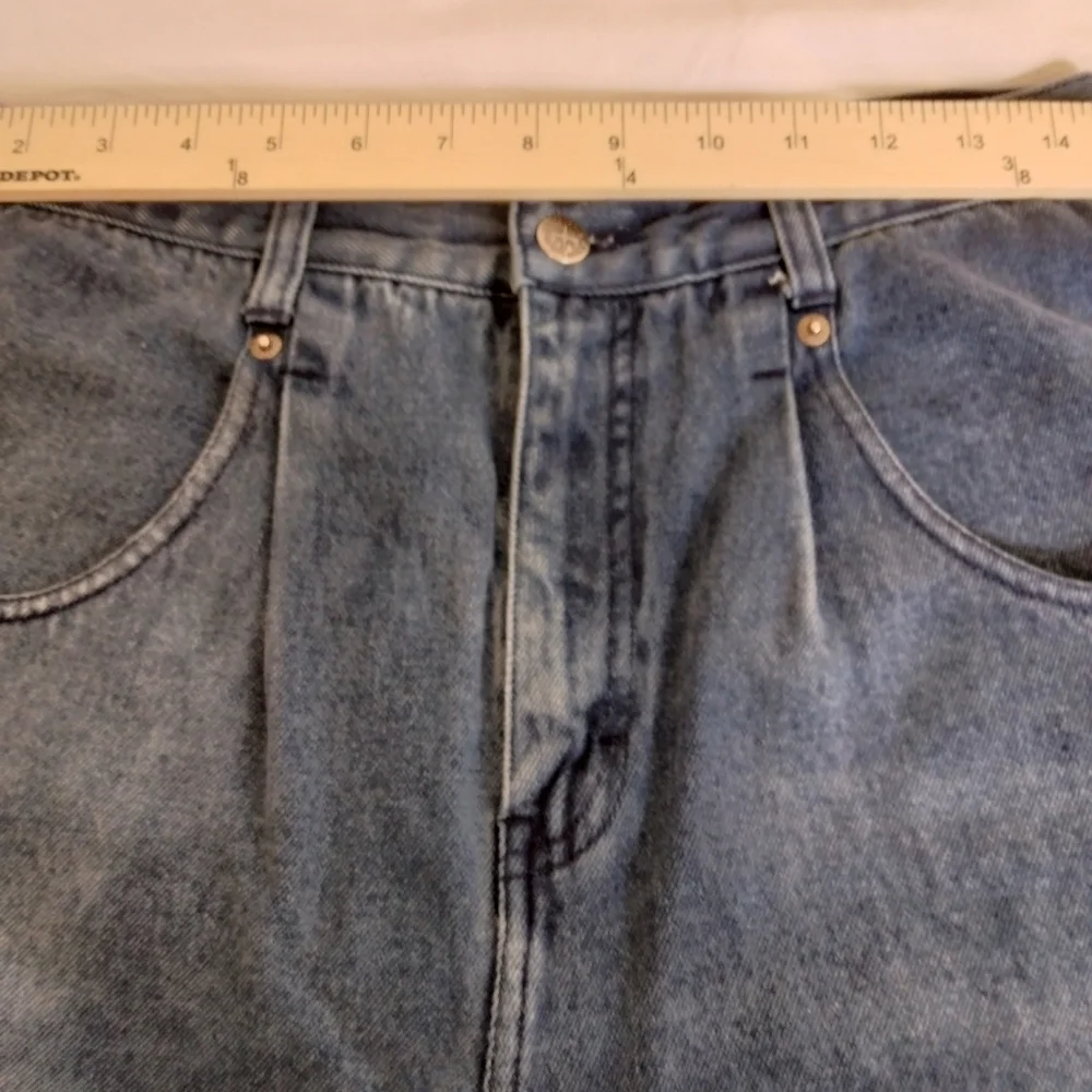 Vintage Brittania High Waisted Pleated Tapered Leg Mom Jeans Size 12